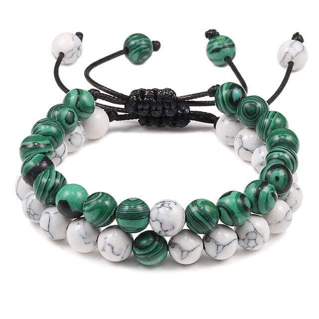 Links Bracelet in Black/Red/Green | Beth Ladd Collections